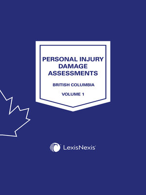 cover image of Personal Injury Damage Assessments in British Columbia